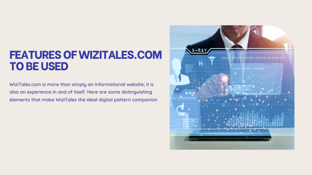 Features of WiziTales.com to be used